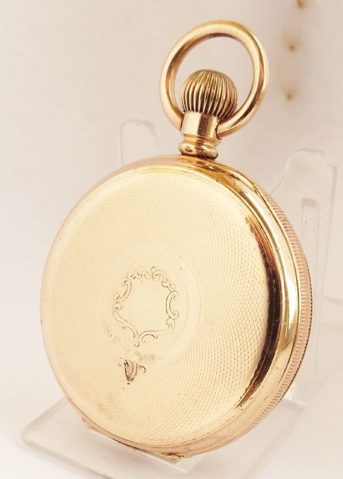 fig 1. A vintage 1920s Cyma 10ct gold filled pocket watch.