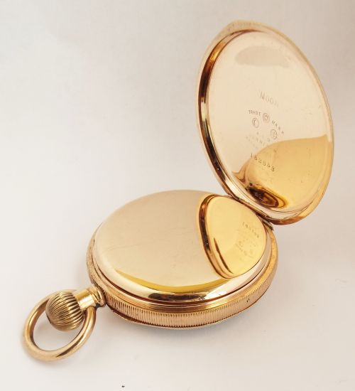 fig 2. A vintage 1920s Cyma 10ct gold filled pocket watch.