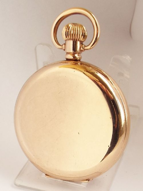 fig 2. Antique 1905 Elgin half hunter pocket watch.