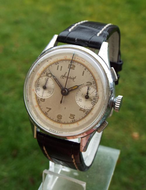 Gents 1940s Accurist Chronograph, Valjoux 22
