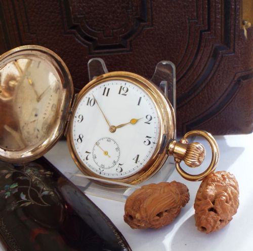 1930s Full Hunter Pocket Watch