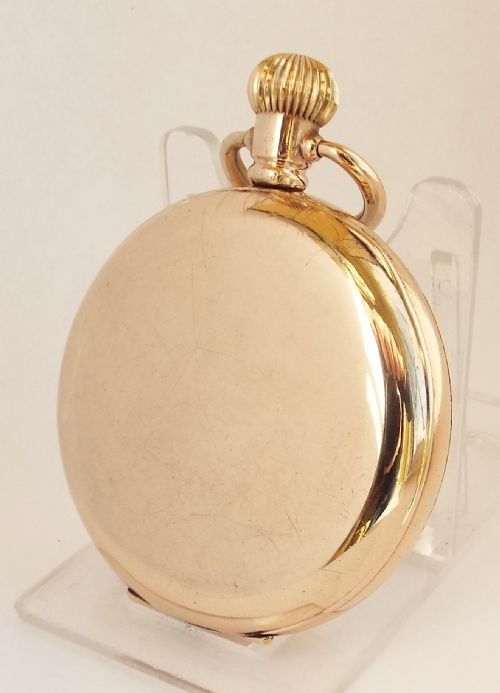 fig 1. A 1920s Swiss stem winding pocket watch.