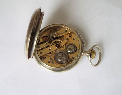 fig 2. An antique silver pocket watch, c1910s