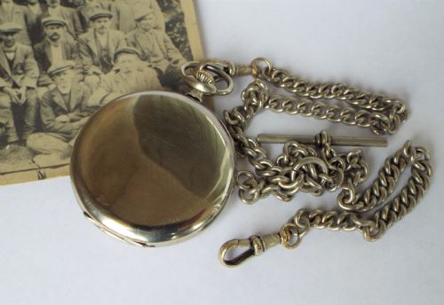 fig 2. 1930s Omega pocket watch and albert