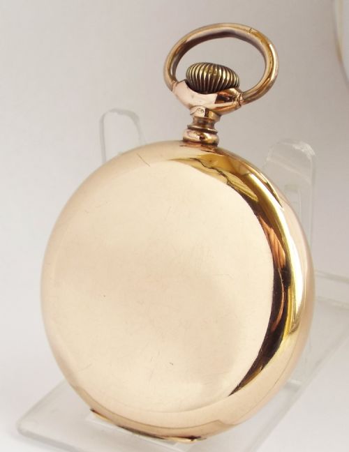 fig 1. Antique gold filled Waltham pocket watch 1897.