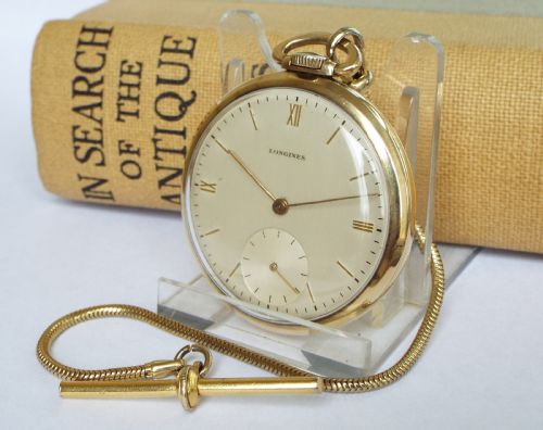 1940s Longines Pocket Watch and Albert