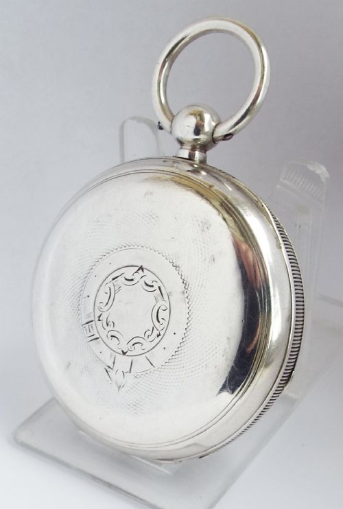 fig 1. An antique silver Waltham pocket watch 1885.