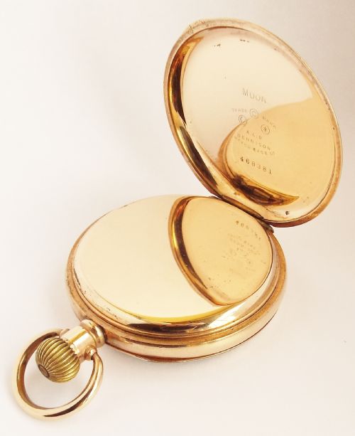 fig 2. Antique Thomas Russell stem winding pocket watch.