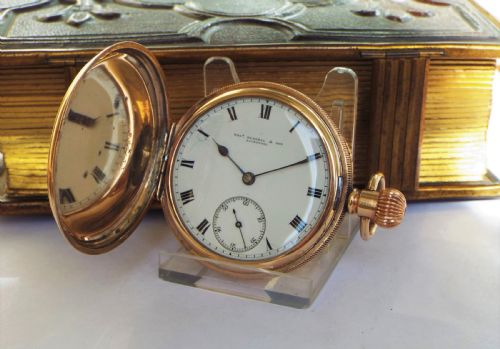 1920s Thomas Russell Full Hunter Pocket Watch