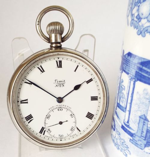 A 1930s Silver Limit No 2 Pocket Watch.
