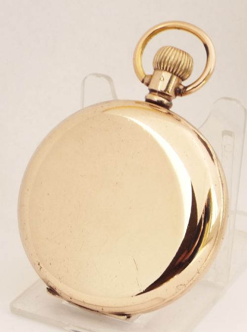 fig 1. A 1920s Cyma half hunter pocket watch.