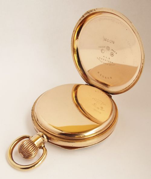 fig 2. Antique stem winding Waltham pocket watch 1912.