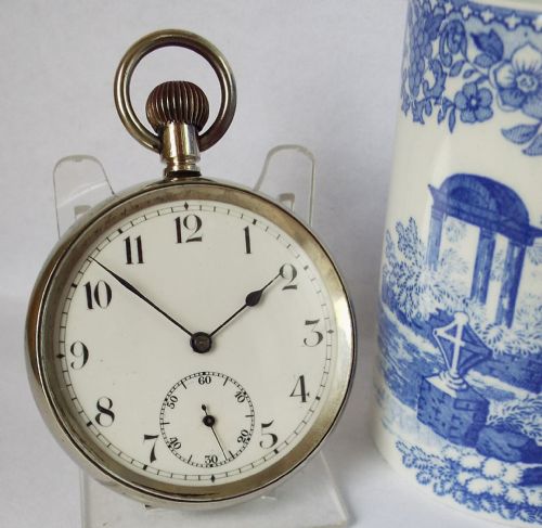 Antique 1910s Meyer & Studeli Stem Winding Pocket Watch.