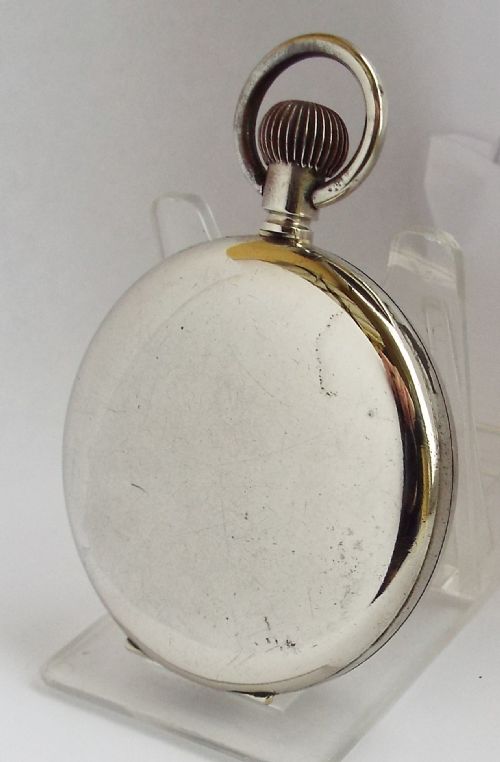 fig 1. Antique 1910s Meyer & Studeli stem winding pocket watch.