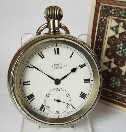 A Vintage 1920s Kays Standard Lever Pocket Watch.