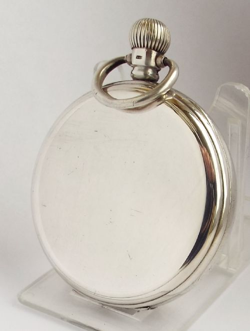 fig 1. A vintage 1920s silver pocket watch by James Walker of London.