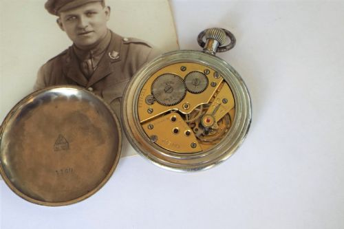 fig 2. WW2 Omega GSTP pocket watch