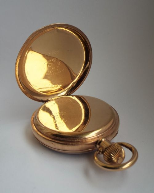 fig 1. Antique Waltham Royal pocket watch, 1908