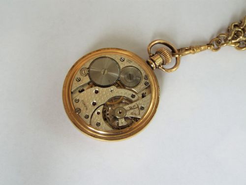 fig 1. 1940s LMS Railway pocket watch and albert