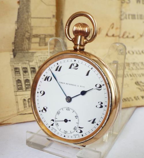 1930s Thomas Russell & Son Pocket Watch