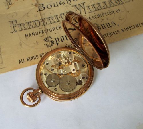 fig 1. 1930s Thomas Russell & Son pocket watch