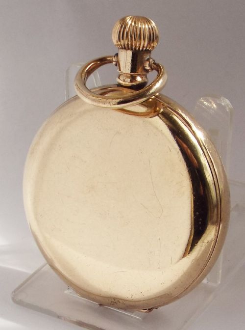 fig 1. A 1920s Thomas Russell Premier full hunter pocket watch.