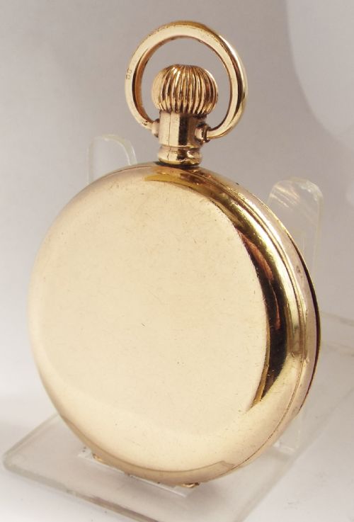 fig 2. A 1920s Thomas Russell Premier full hunter pocket watch.