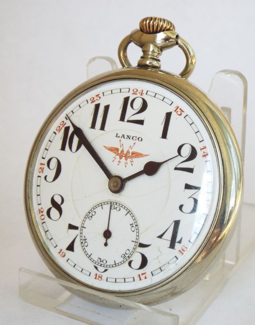 Lanco Locomotive Pocket Watch from Langendorf