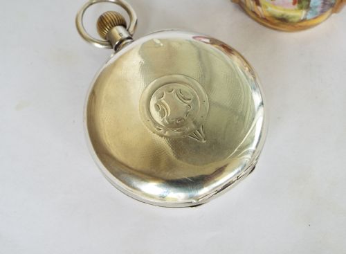 fig 2. Buren silver half hunter pocket watch, 1919