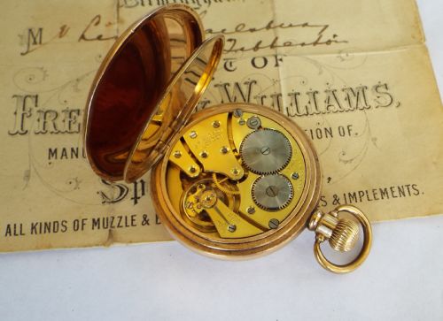 fig 2. 1920s Revue pocket watch from J W Benson