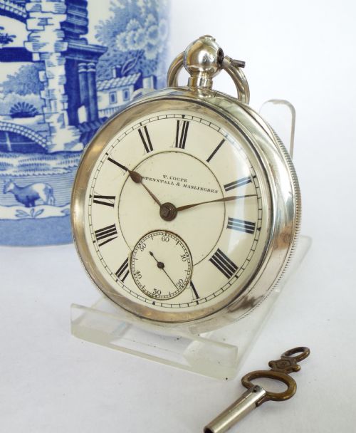 Antique Silver Pocket Watch, Coupe of Rawtenstall
