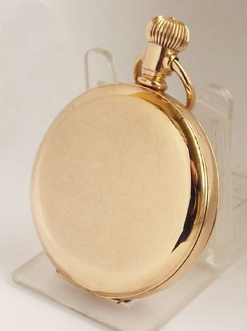 fig 1. A 1926 Waltham hunter pocket watch.
