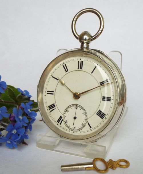 Antique Silver Waltham Sterling Pocket Watch