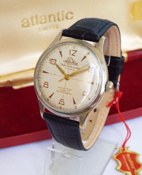 Gents 1950s Over-sized Atlantic Worldmaster Watch
