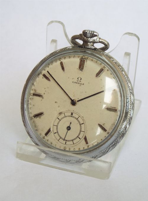 1930s Omega Art Deco Pocket Watch