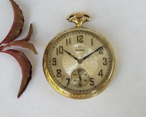 fig 1. 1927 Elgin pocket watch