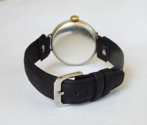 fig 5. WW1 silver half hunter gents watch, J W Benson