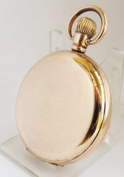 fig 1. Antique stem winding Waltham pocket watch 1907.