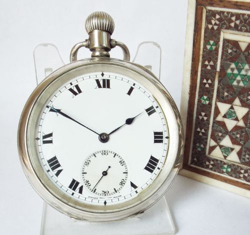 An Antique Silver Pocket Watch, 1918.