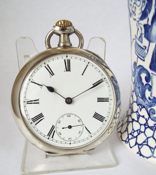 An Antique Silver Omega Pocket Watch, C1900s