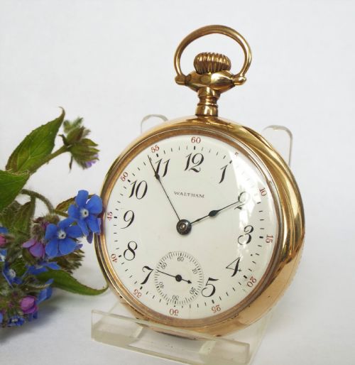 Antique 1906 Waltham P S Bartlett Pocket Watch