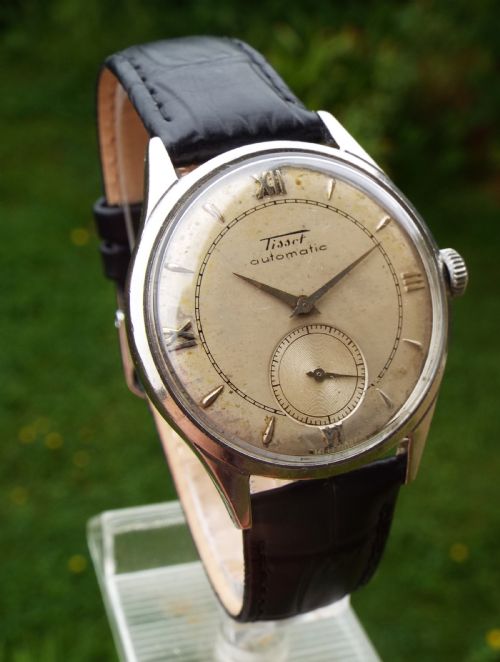 fig 1. Gents 1948 Tissot bumper automatic wrist watch