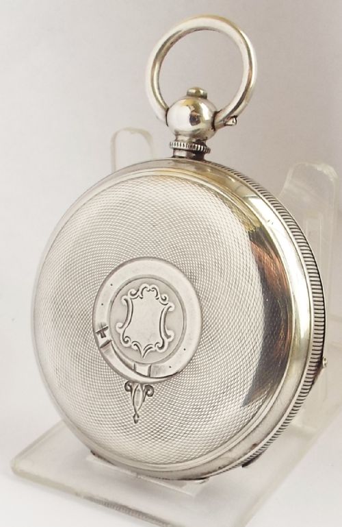 fig 1. A vintage 1920s silver pocket watch.