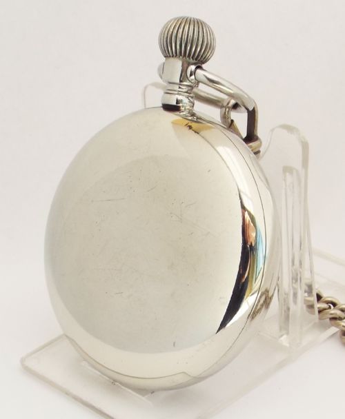 fig 1. A vintage 1920s Swiss pocket watch & chain.