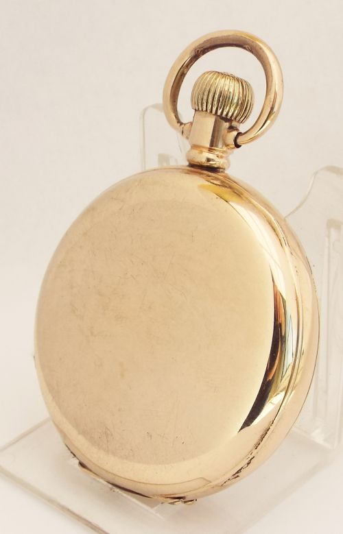 fig 1. A 1930s stem winding Waltham pocket watch.