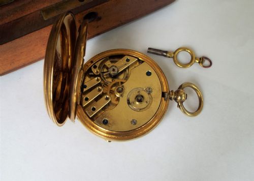 fig 1. Antique gold filled pocket watch, c1880s