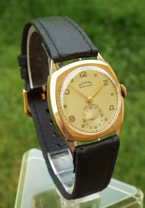 9ct Gold Rotary Super-sports Wrist Watch, 1957