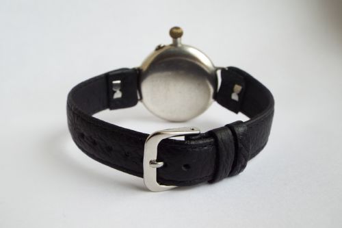 fig 2. Gents silver IWC trench watch, 1916