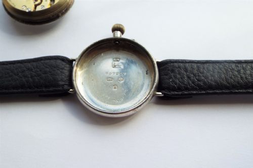 fig 3. Gents silver IWC trench watch, 1916