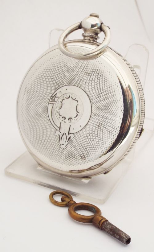 fig 1. An antique silver Acme Lever pocket watch by H Samuel.